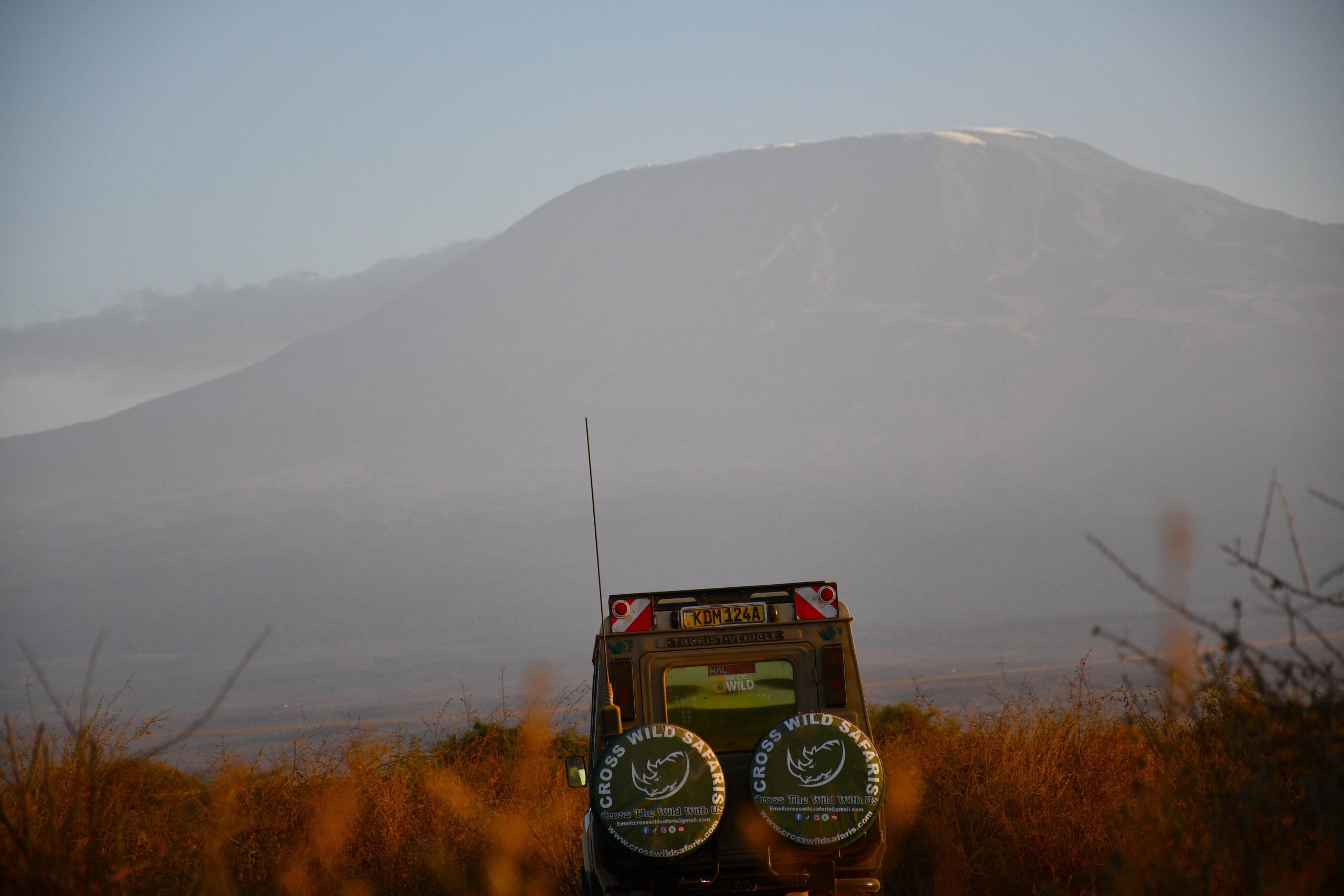 View of Mount Kilimanjaro in Amboseli national park