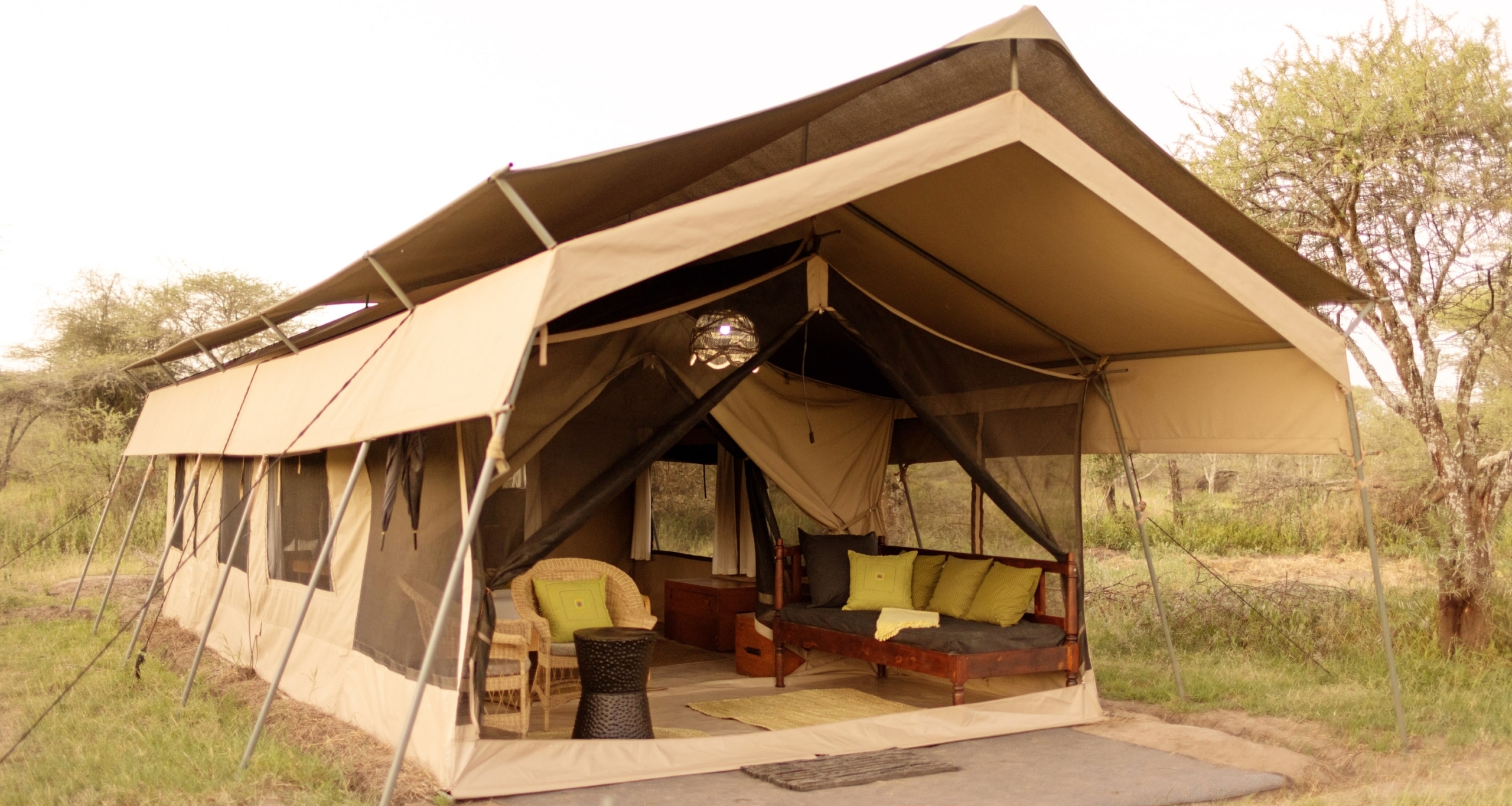 ndutu wilderness camp tent with crosswild safaris