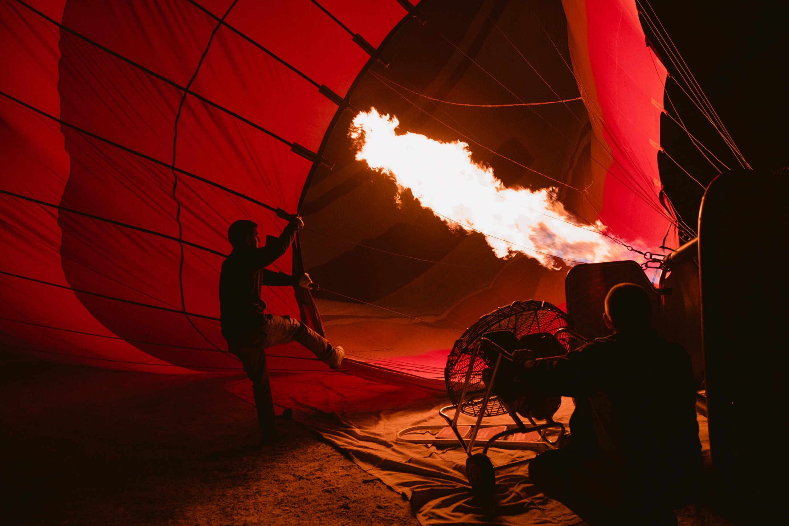 hot air balloon safari in Amboseli national park in Kenya with cross wild safaris 