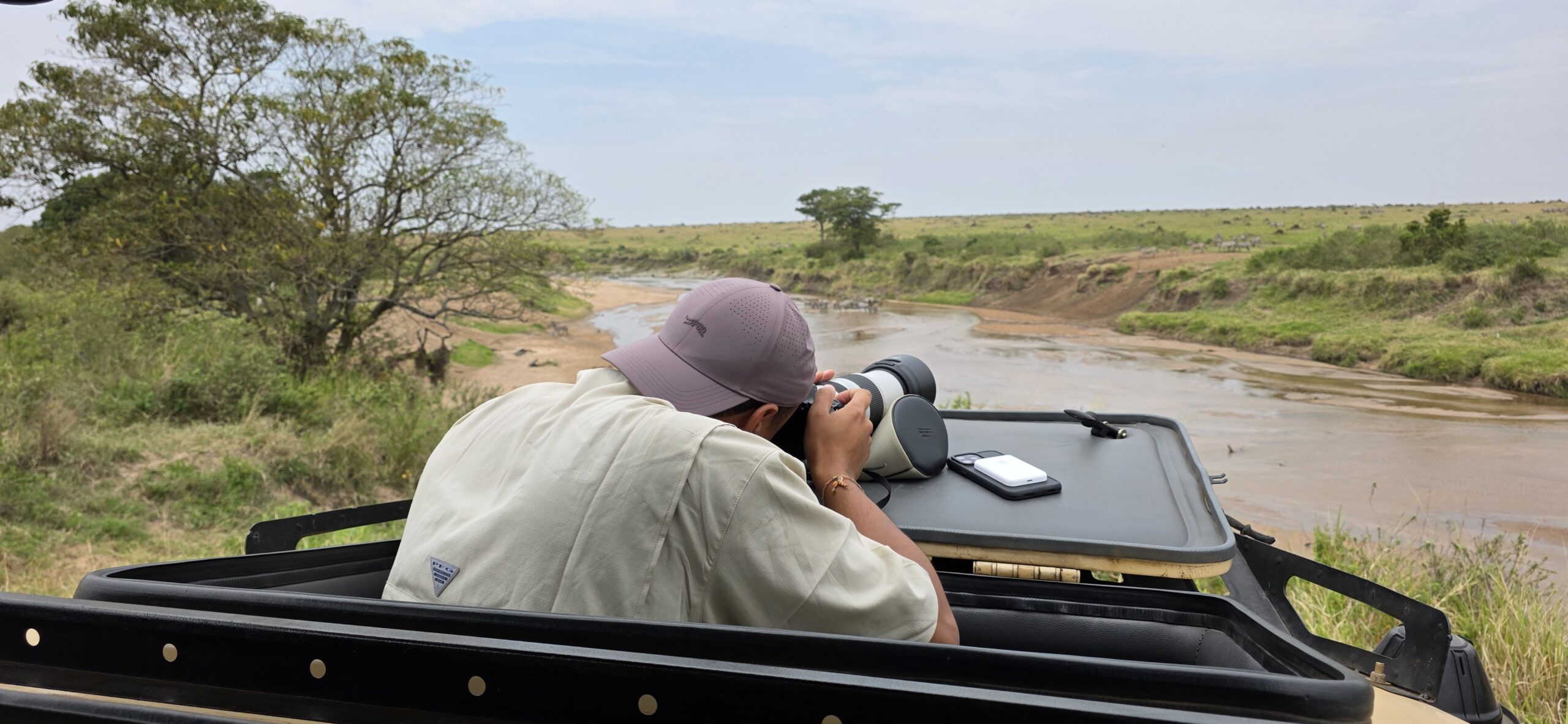 Photography safari at Masai Mara National park in Kenya