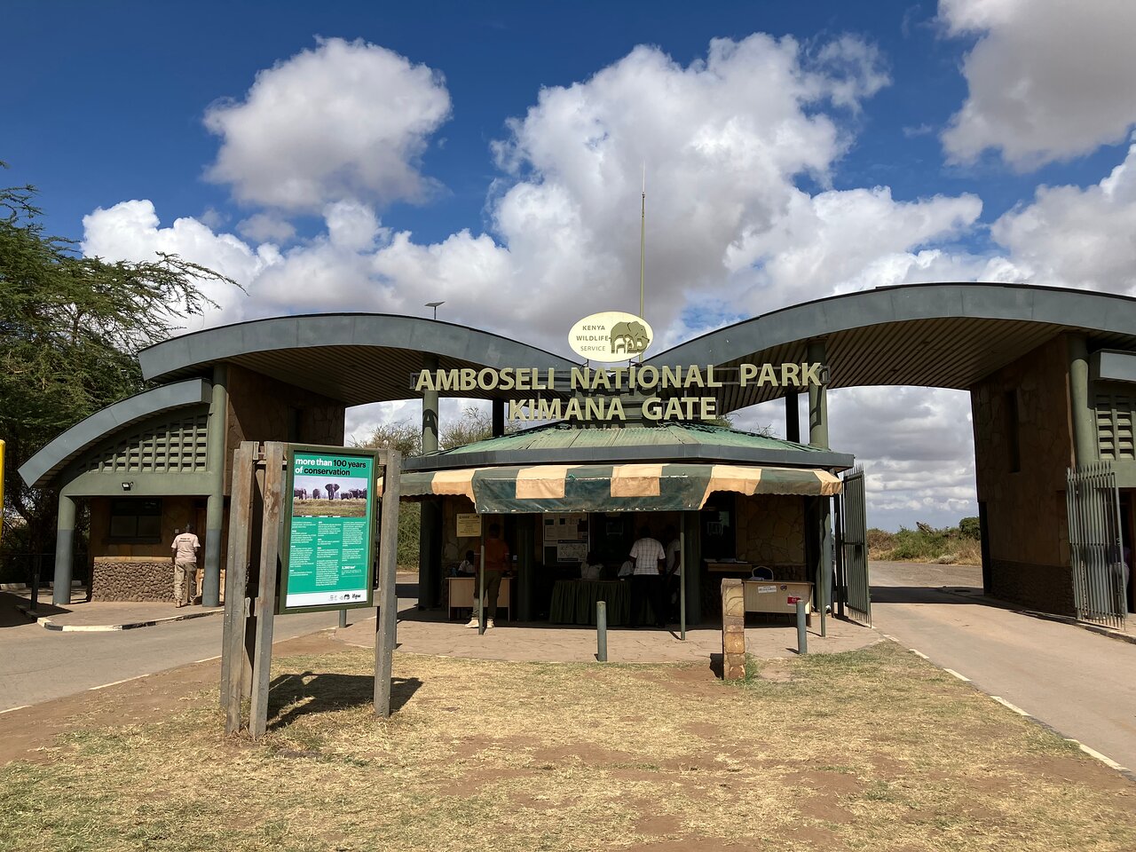 Amboseli entrance Kilimanjaro photo spot