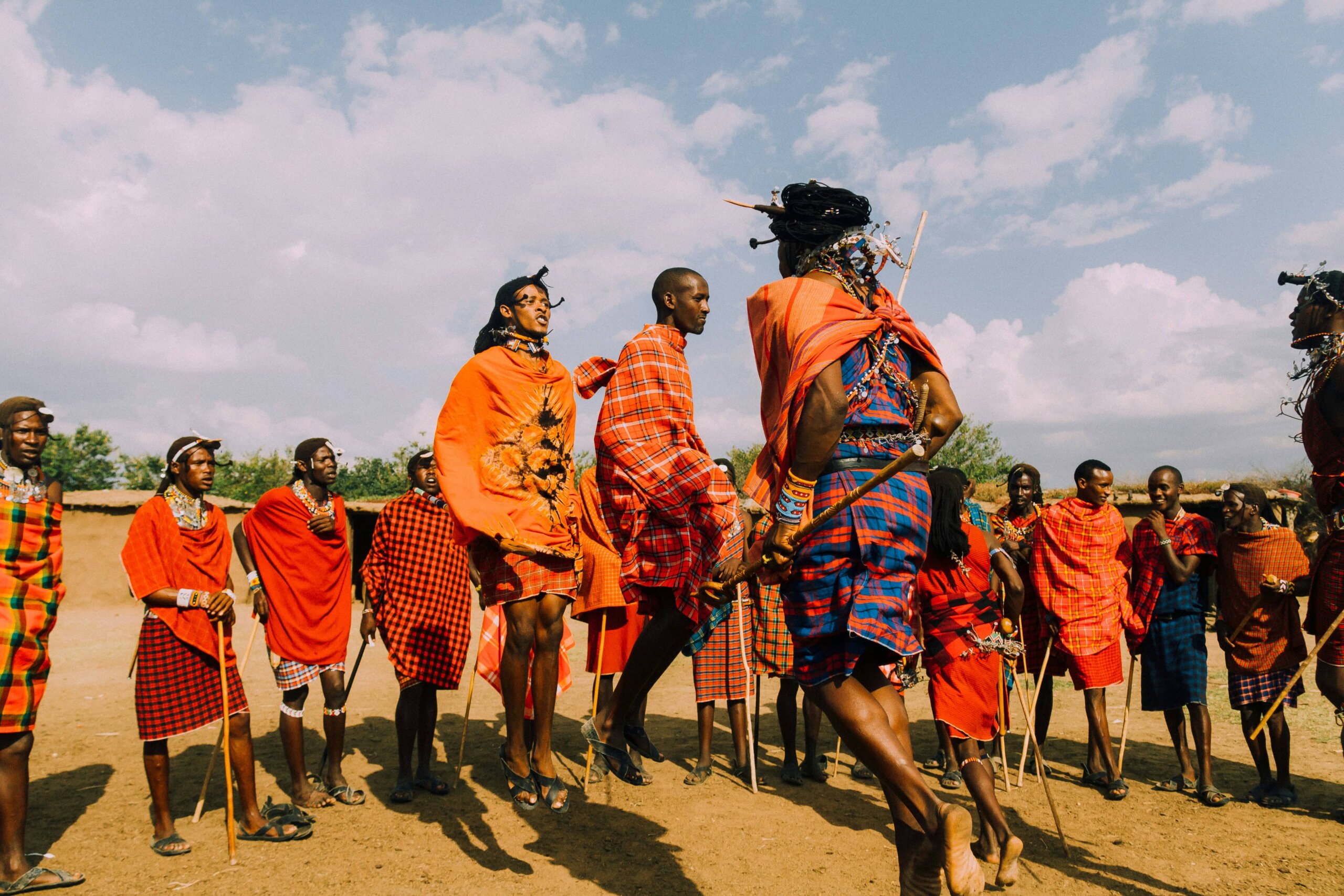 Maasai tribe jumpinfg dance