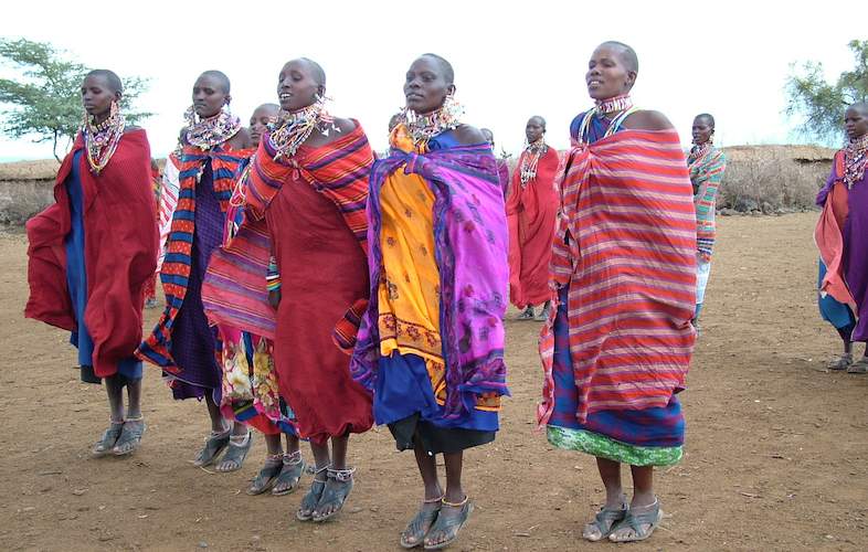 maasai women of Tsavo east national park