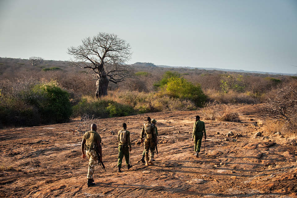 KWS soldiers patrolling 