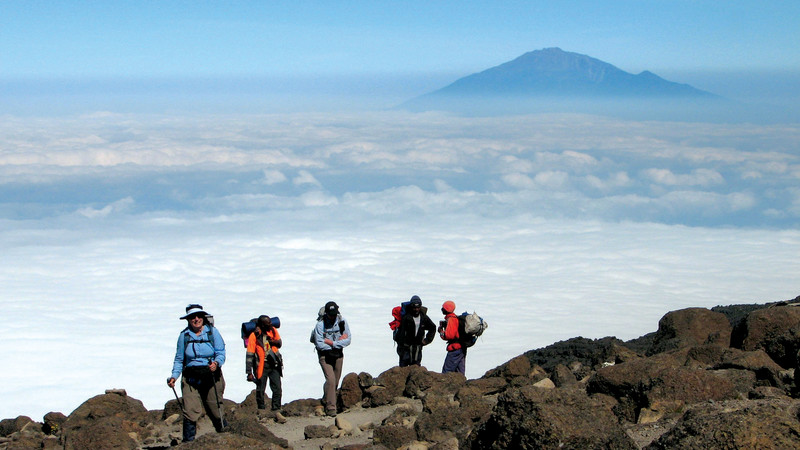 climbing mount Kilimanjaro