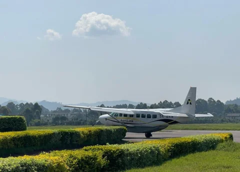 Gorilla Trekking flying safari in Uganda with cross wild safaris at Bwindi in Kisoro airport