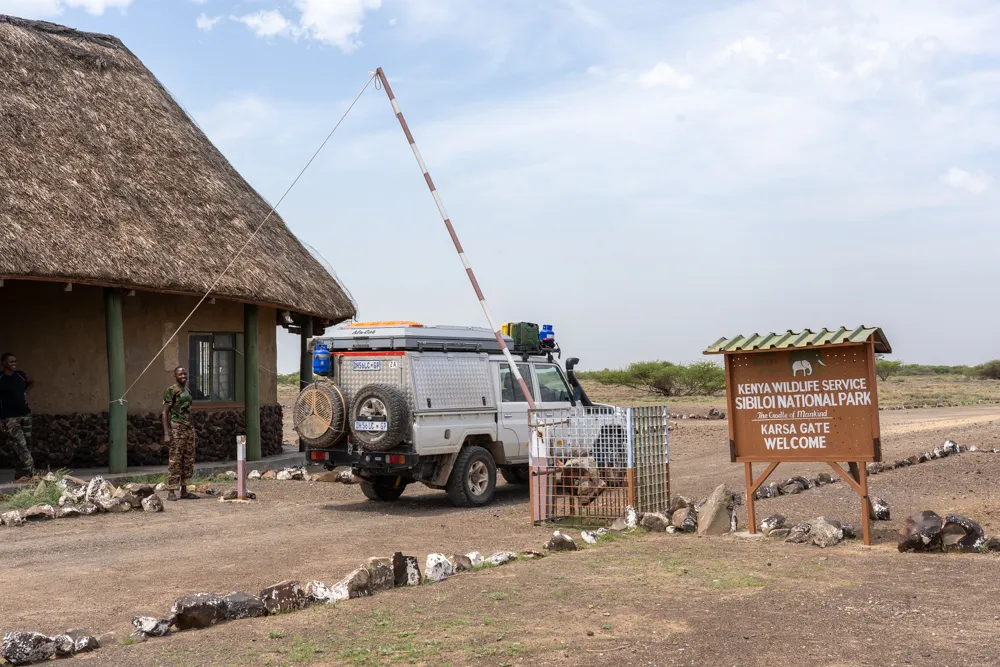 Tented safari camp in Sibiloi National Park