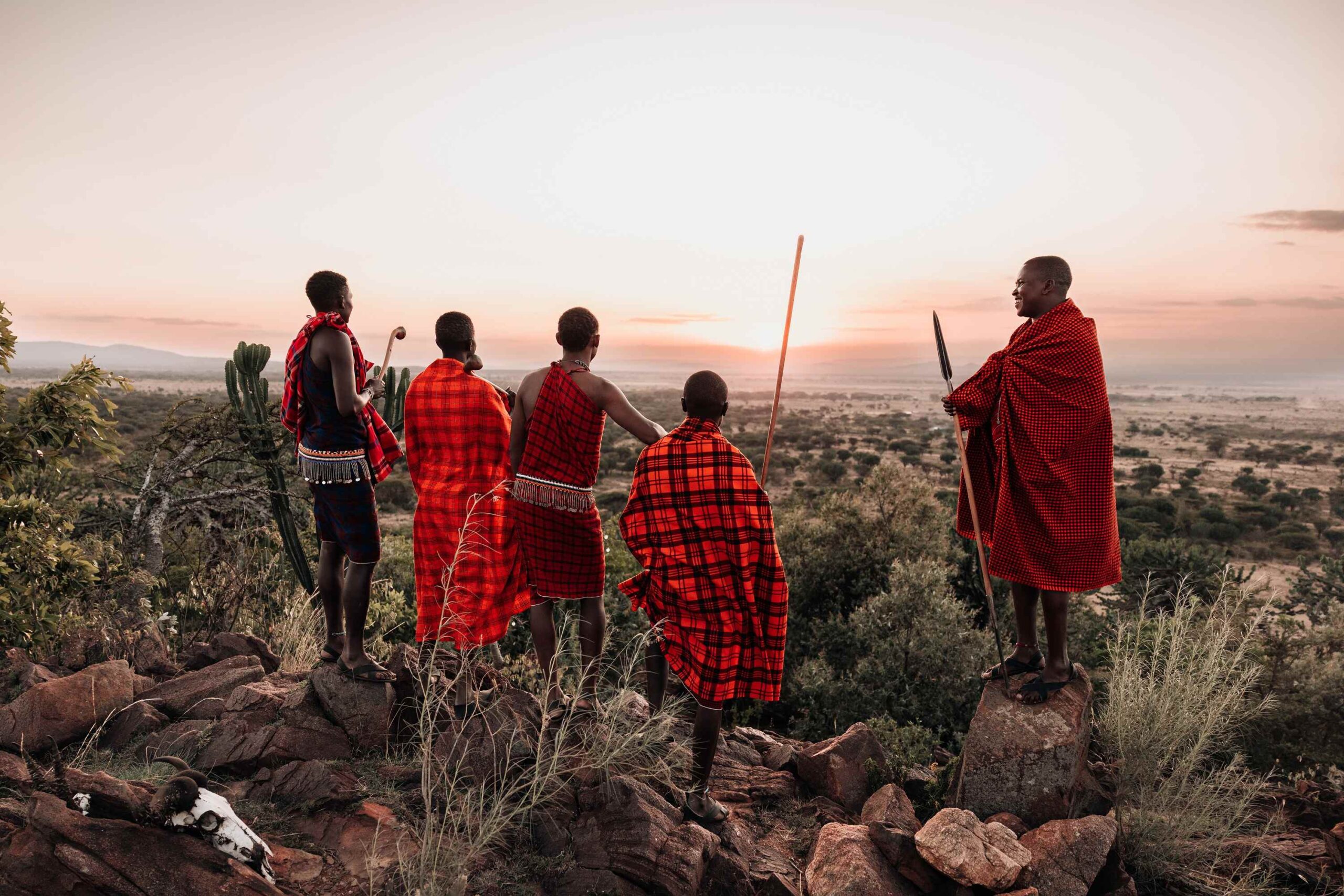 the Maasai community in Amboseli National Park