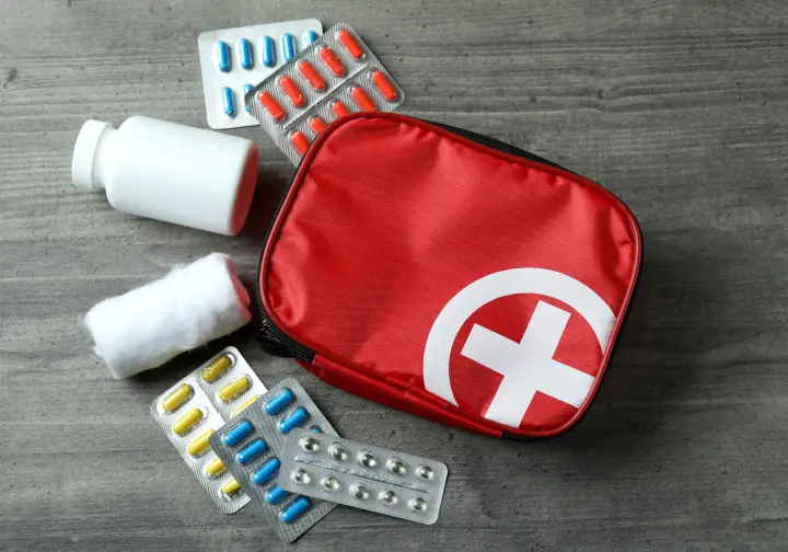 medical and first aid kit for the great migration safari