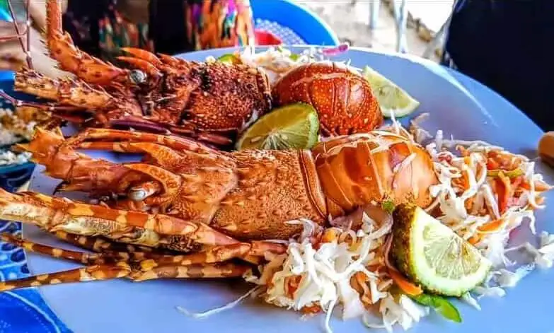 Swahili sea food in wasini island