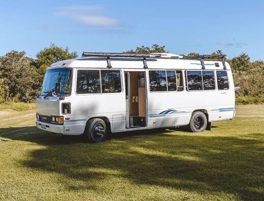 coaster bus for hire with cross wild safaris