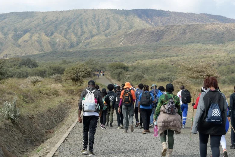 Mount Longonot National park with cross wild safaris
