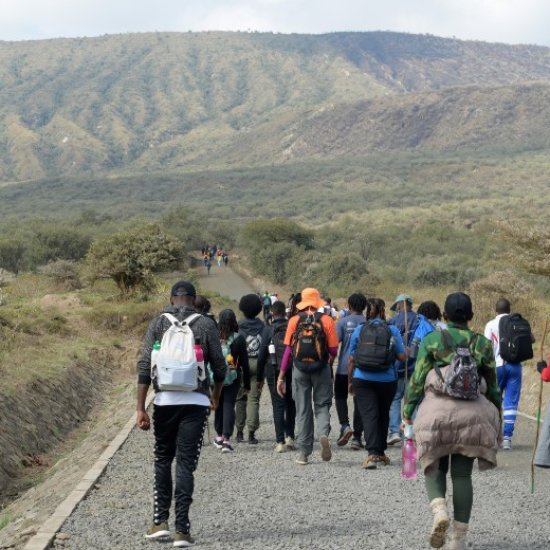 Mount Longonot National park with cross wild safaris