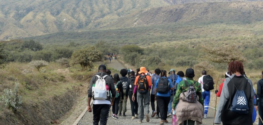 Mount Longonot National park with cross wild safaris