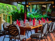 Nairobi city tour safari with cross wild safaris in Carnivore Restaurant in Kenya