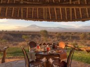 flying safaris with cross wild safaris at Amboseli national park in Kenya