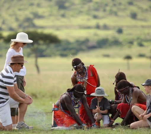 FLYING SAFARIS WITH CROSS WILD SAFARIS AT MASAI MARA NATIONAL RESERVE IN MARA SERENA in Kenya
