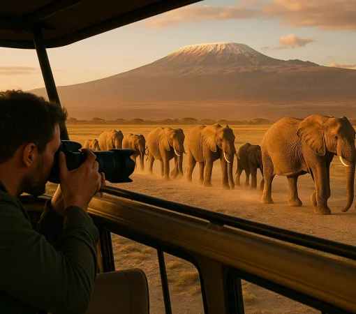 mid-rage safari with cross wild safaris at Amboseli national park