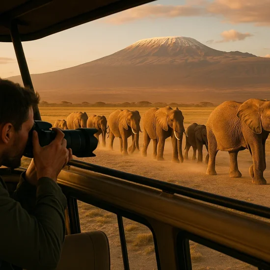 mid-rage safari with cross wild safaris at Amboseli national park