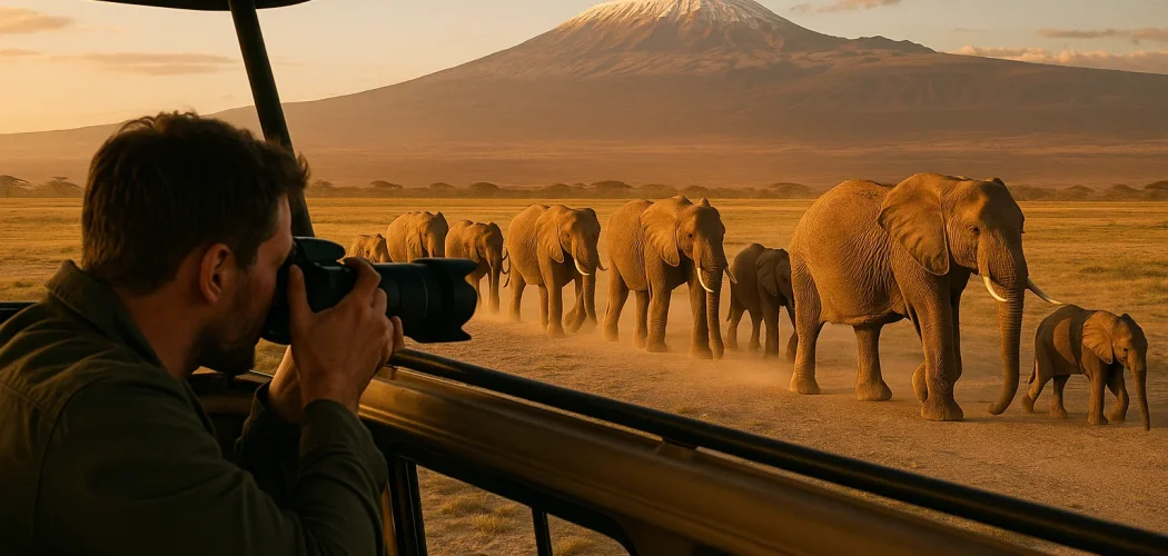 mid-rage safari with cross wild safaris at Amboseli national park